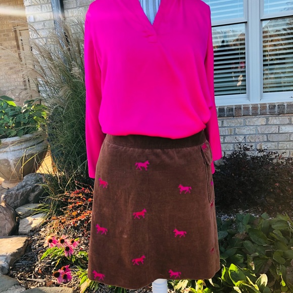 Vintage Lilly Pulitzer Horse Skirt - Picture 2 of 6